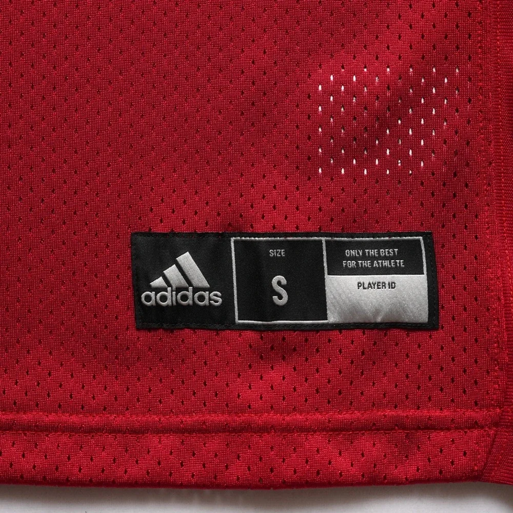 Adidas Football Practice Jersey Mens S‎ Red White H63668 Mesh Training